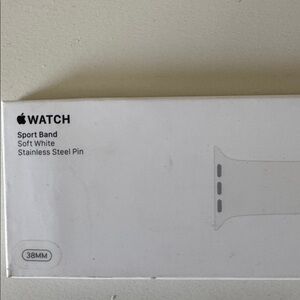 Apple Silicone Watch Band - White